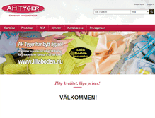 Tablet Screenshot of ahtyger.se
